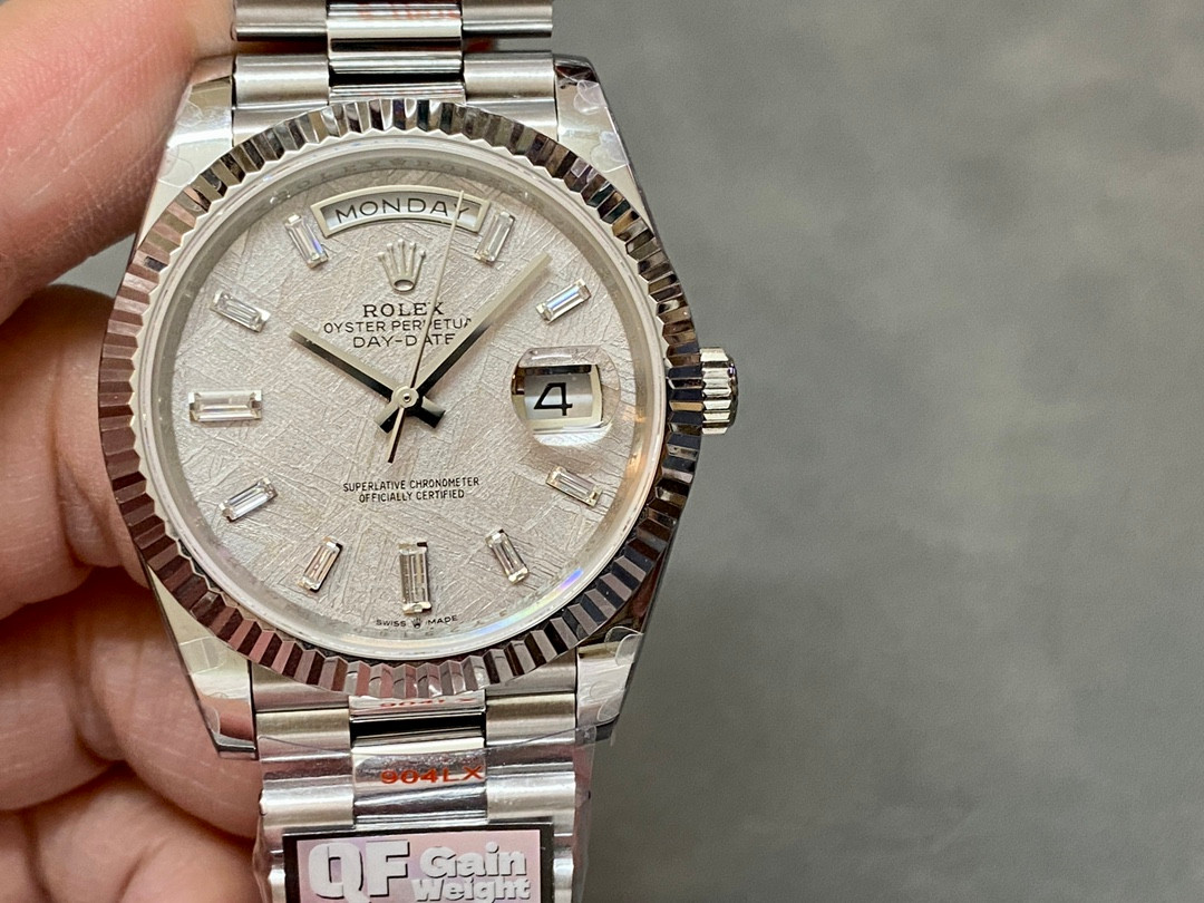 Rolex Day-Date 40 Meteorite Baguette 228235 — Best Superclone
